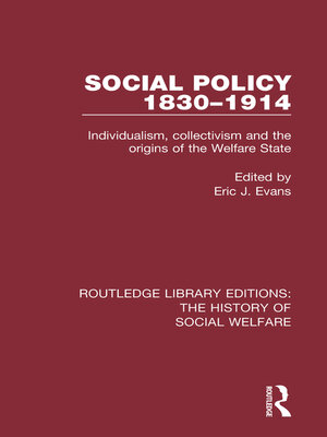 cover image of Social Policy 1830-1914